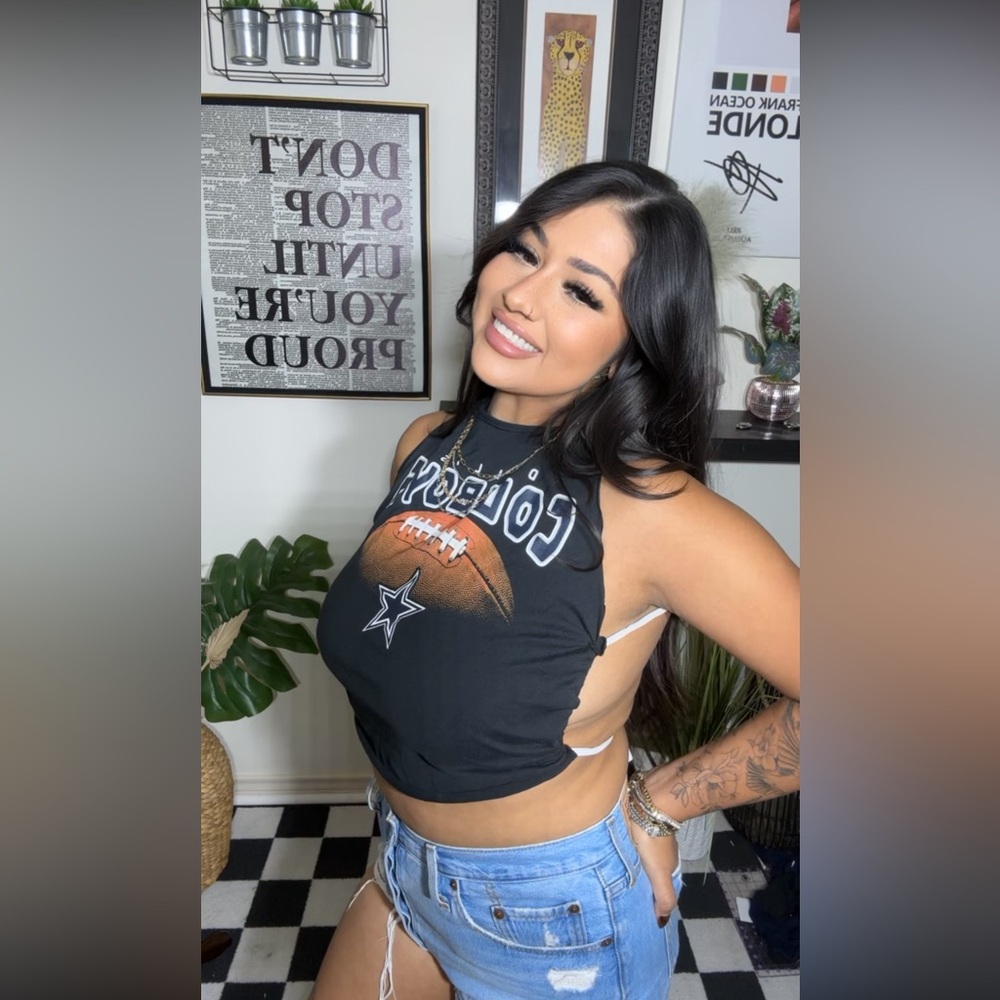 🚫SOLD🚫Dallas Cowboys Halter Top